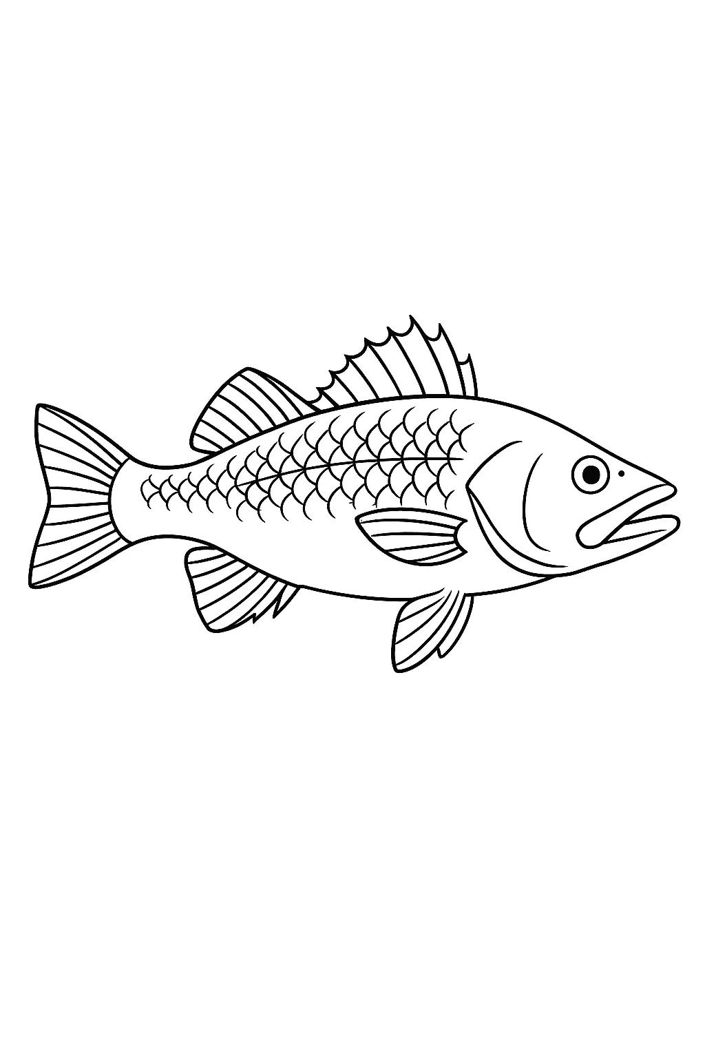 Fish Coloring Pages – 044