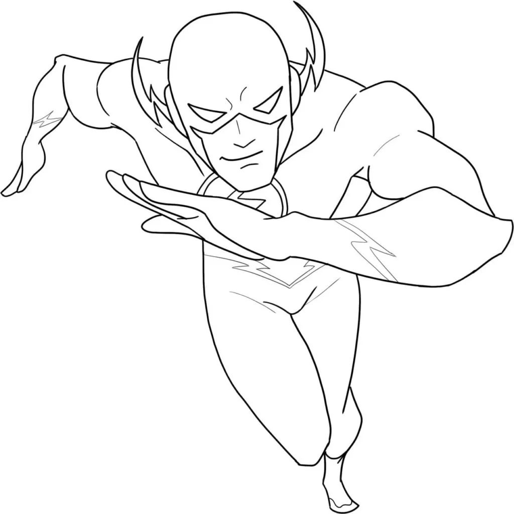 Flash Coloring Pages – 005