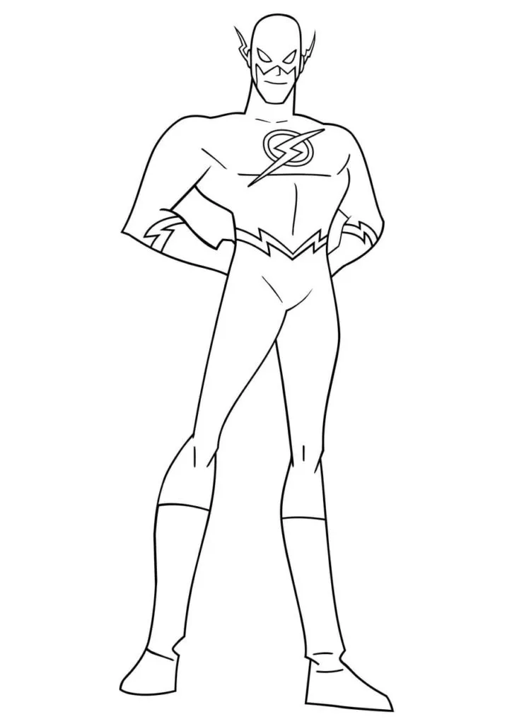 Flash Coloring Pages – 006