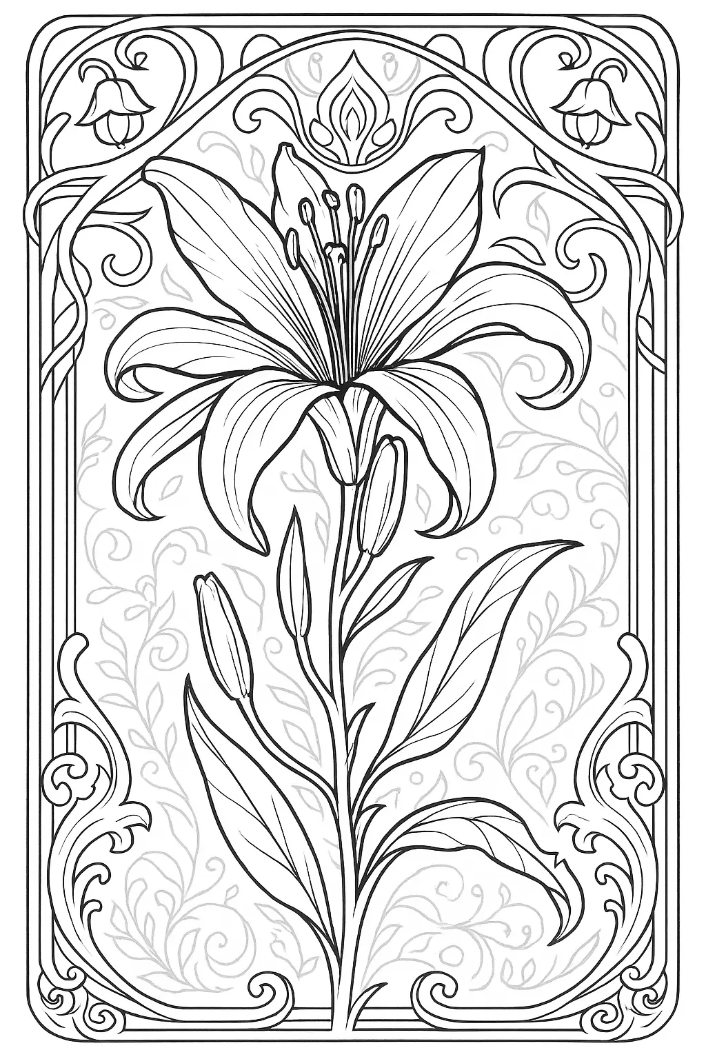 Flowers Coloring Pages – 020
