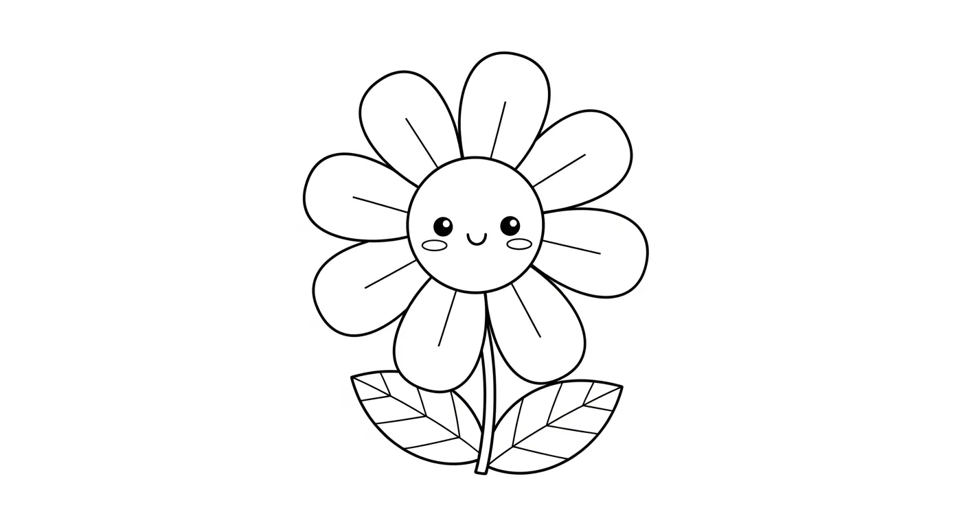 Flowers Coloring Pages – 026