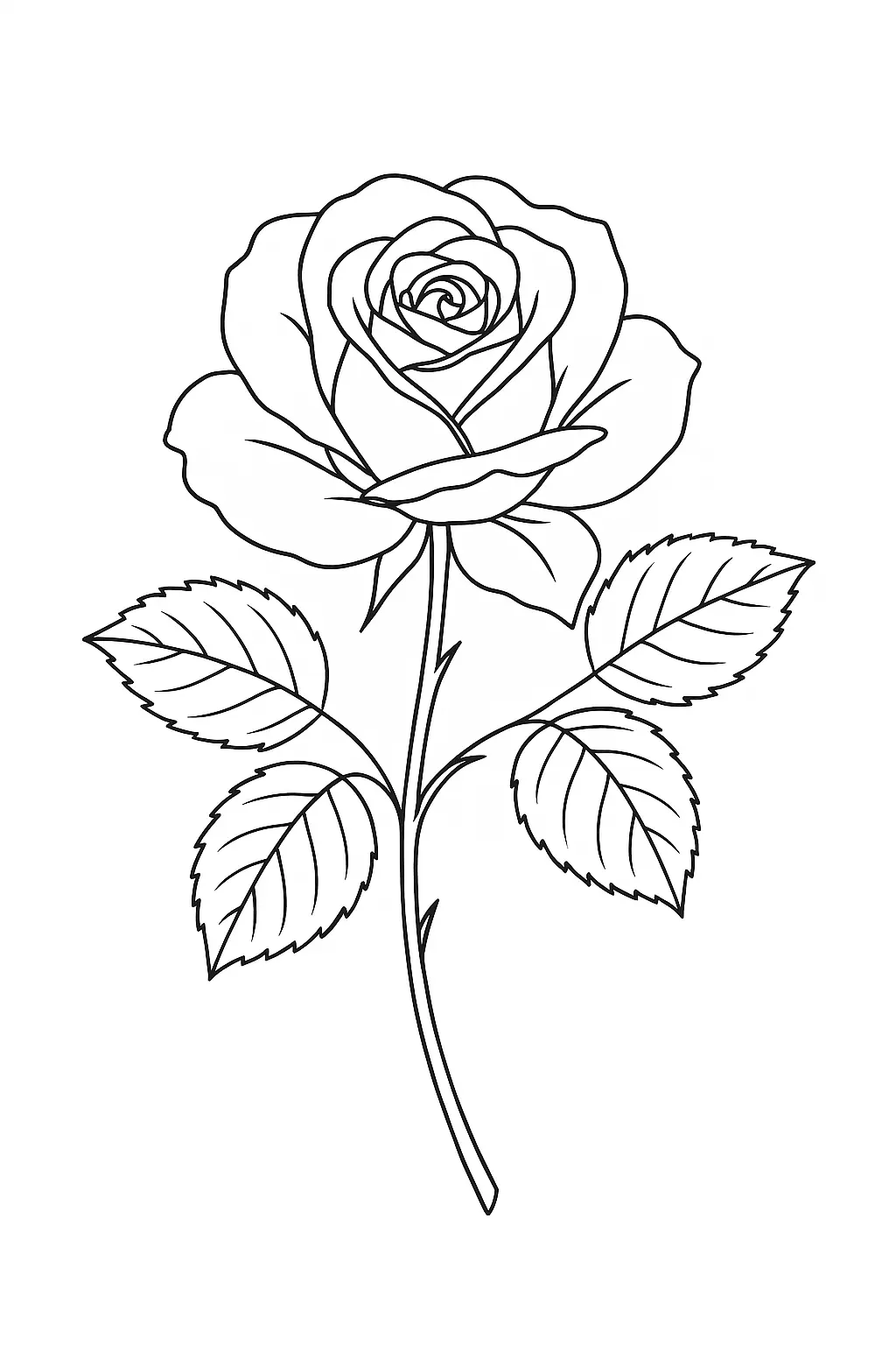 Flowers Coloring Pages – 030