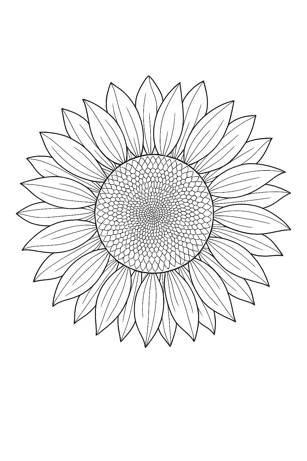 Flowers Coloring Pages – 031