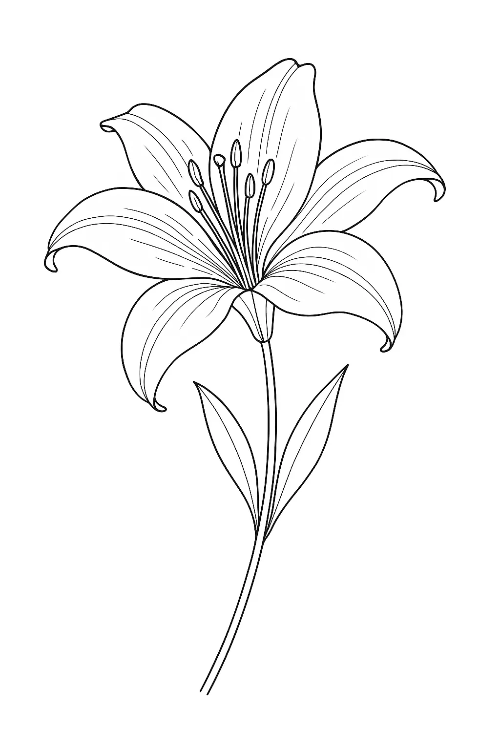 Flowers Coloring Pages – 034