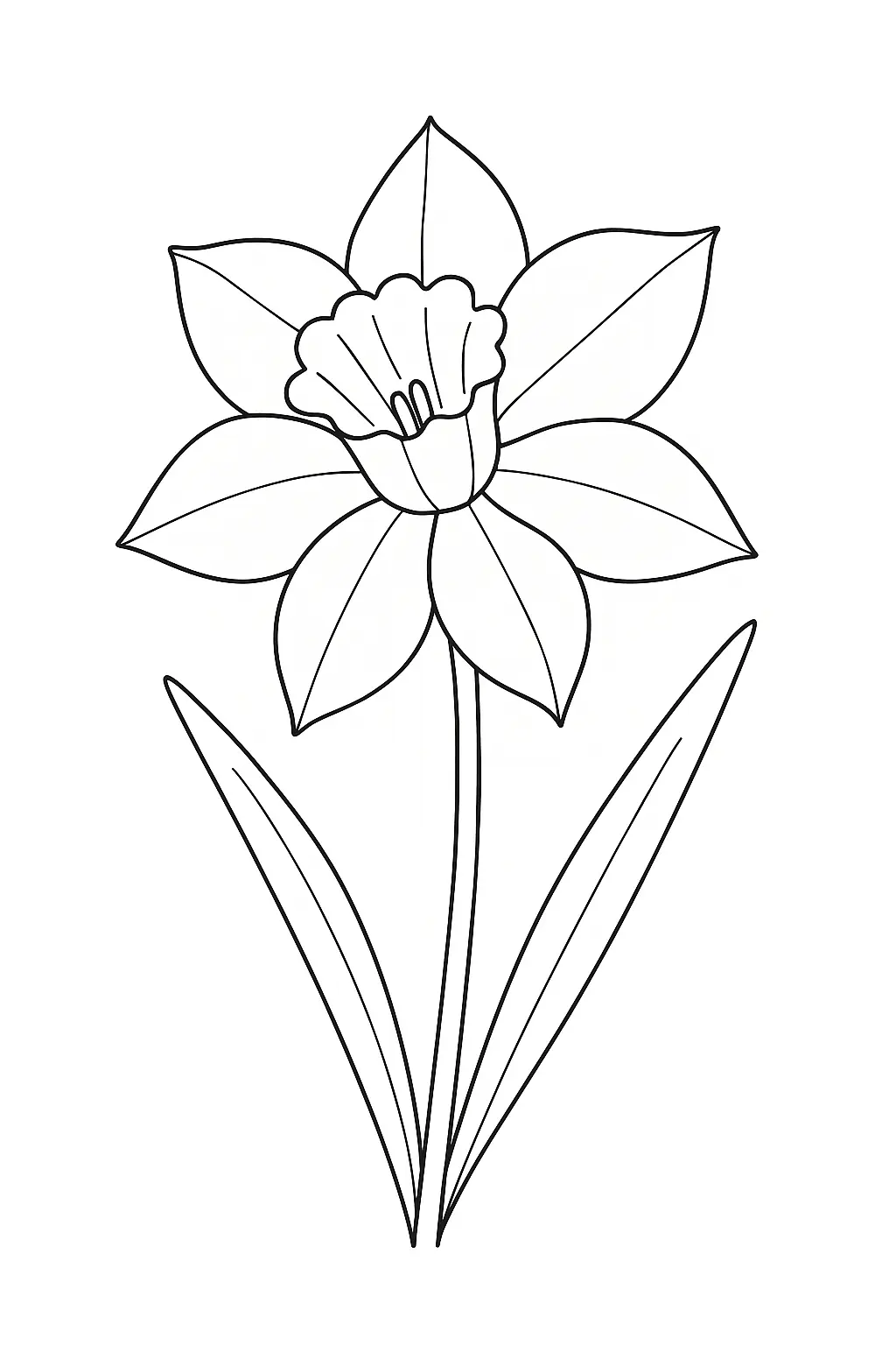 Flowers Coloring Pages – 039