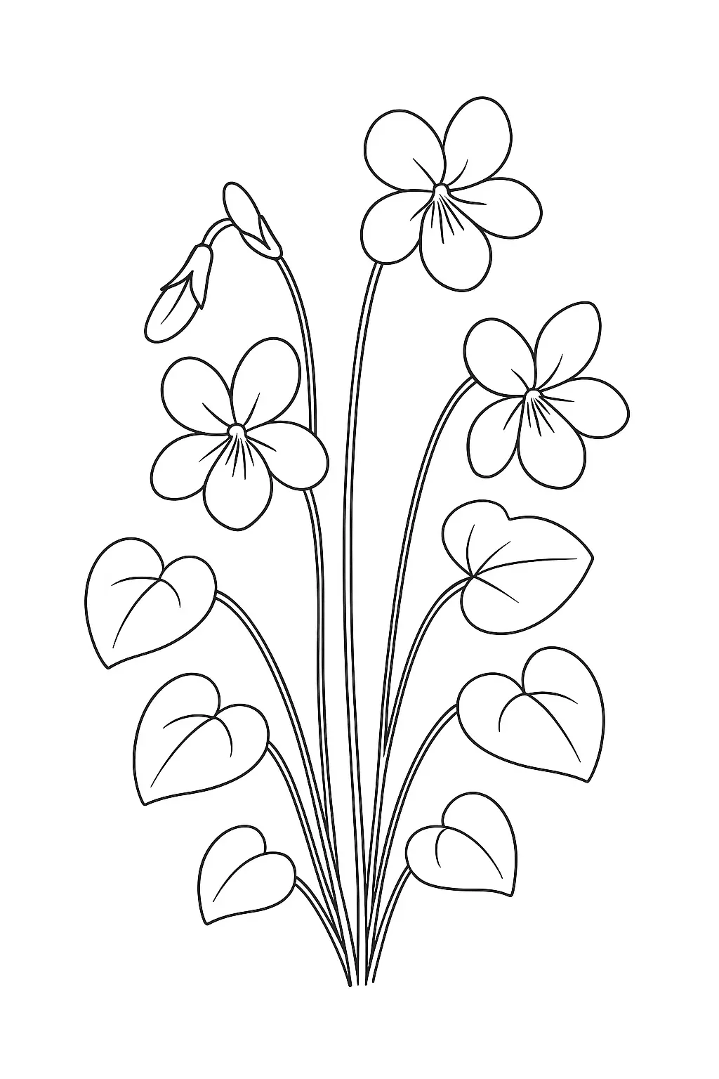 Flowers Coloring Pages – 040