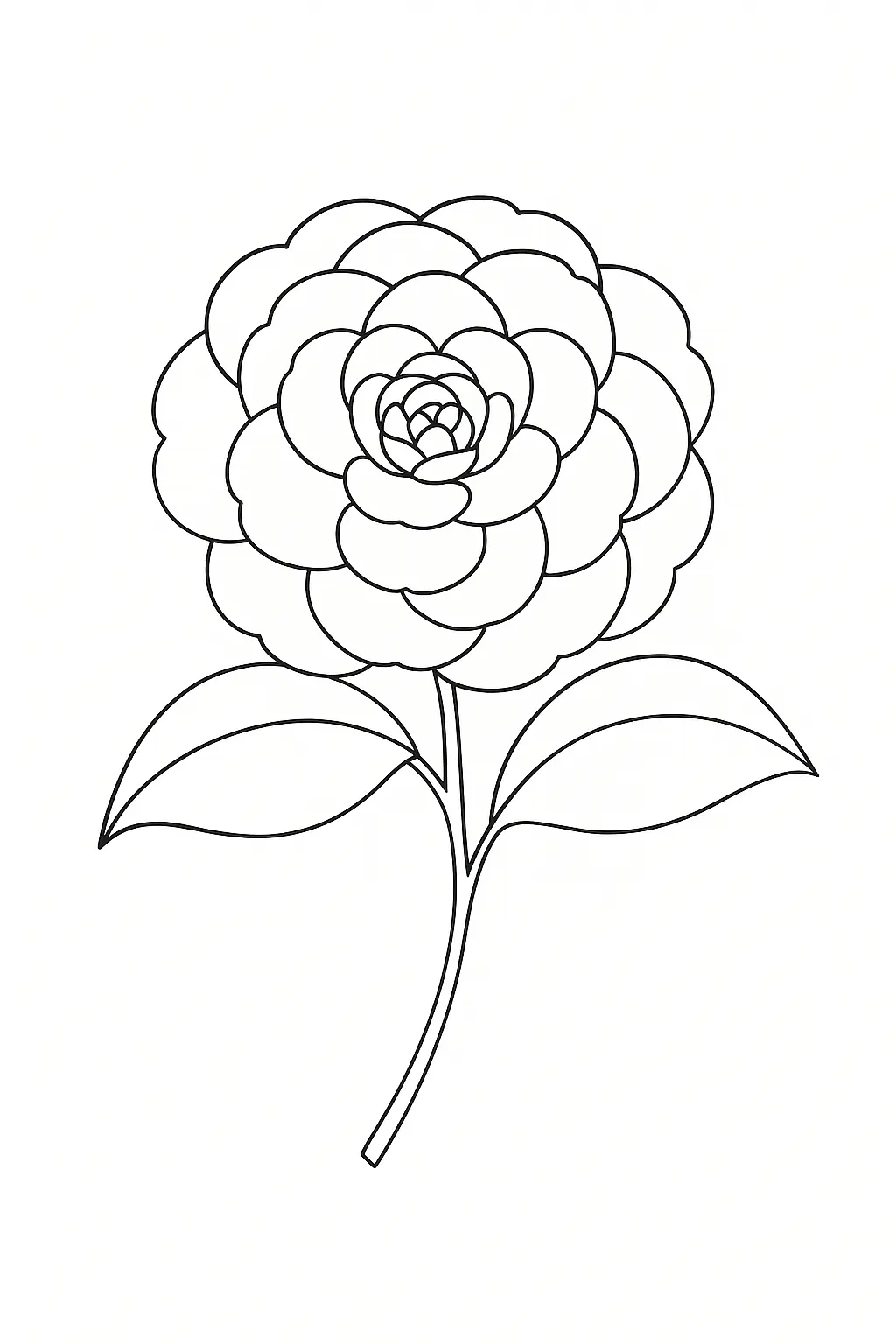 Flowers Coloring Pages – 041