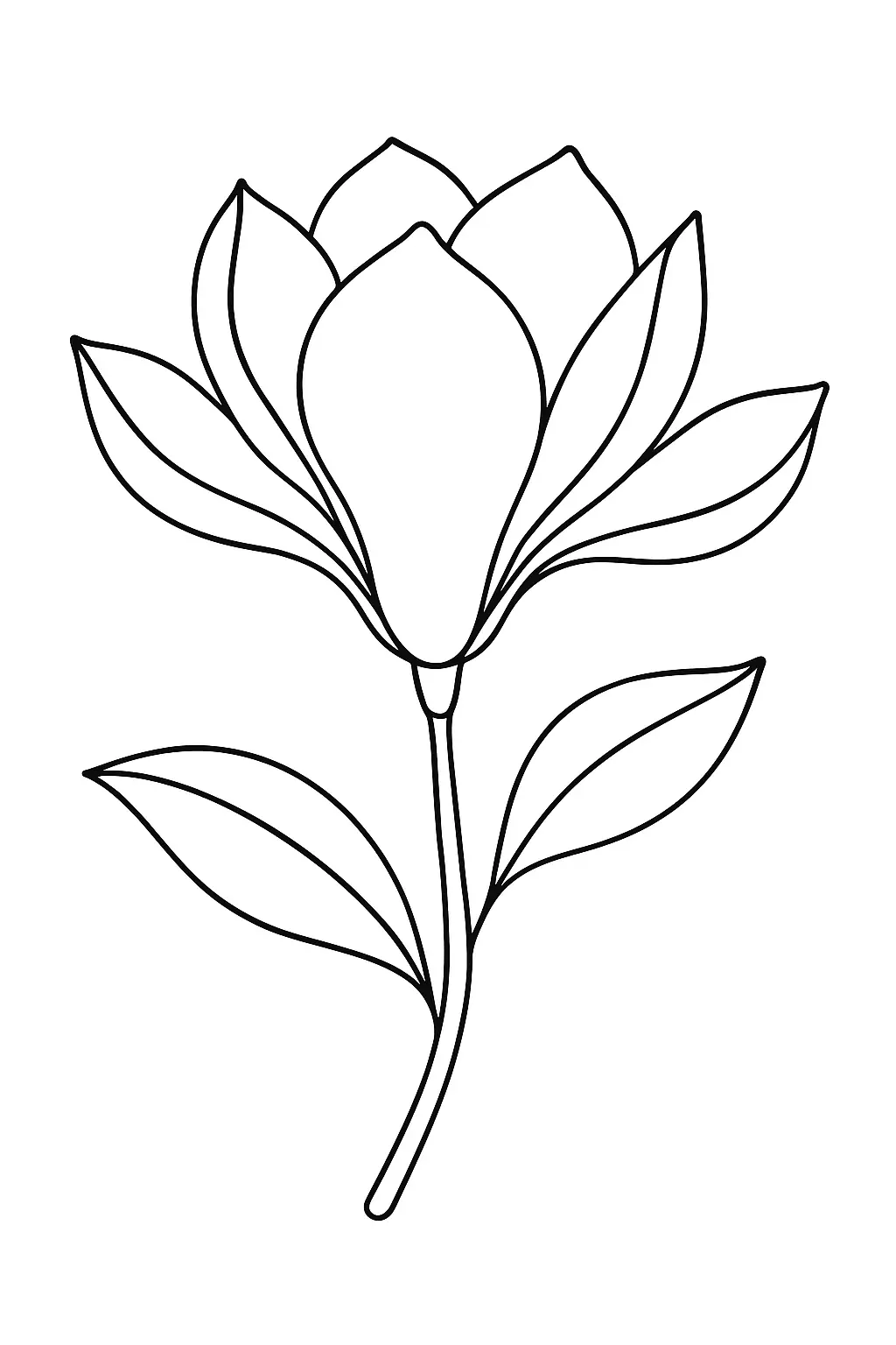 Flowers Coloring Pages – 043