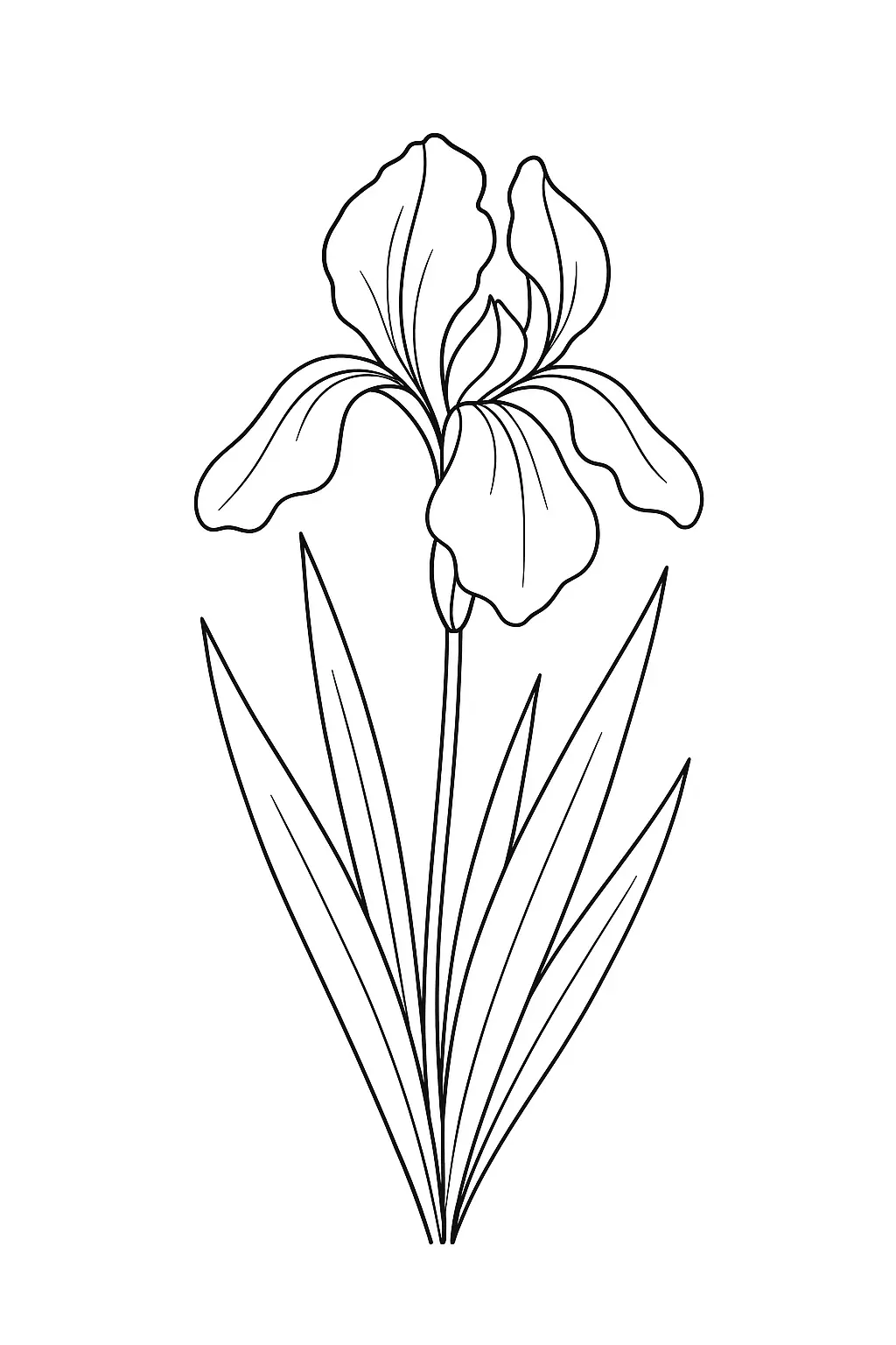 Flowers Coloring Pages – 047