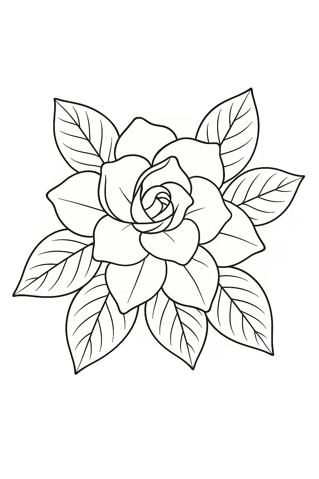 Flowers Coloring Pages – 048