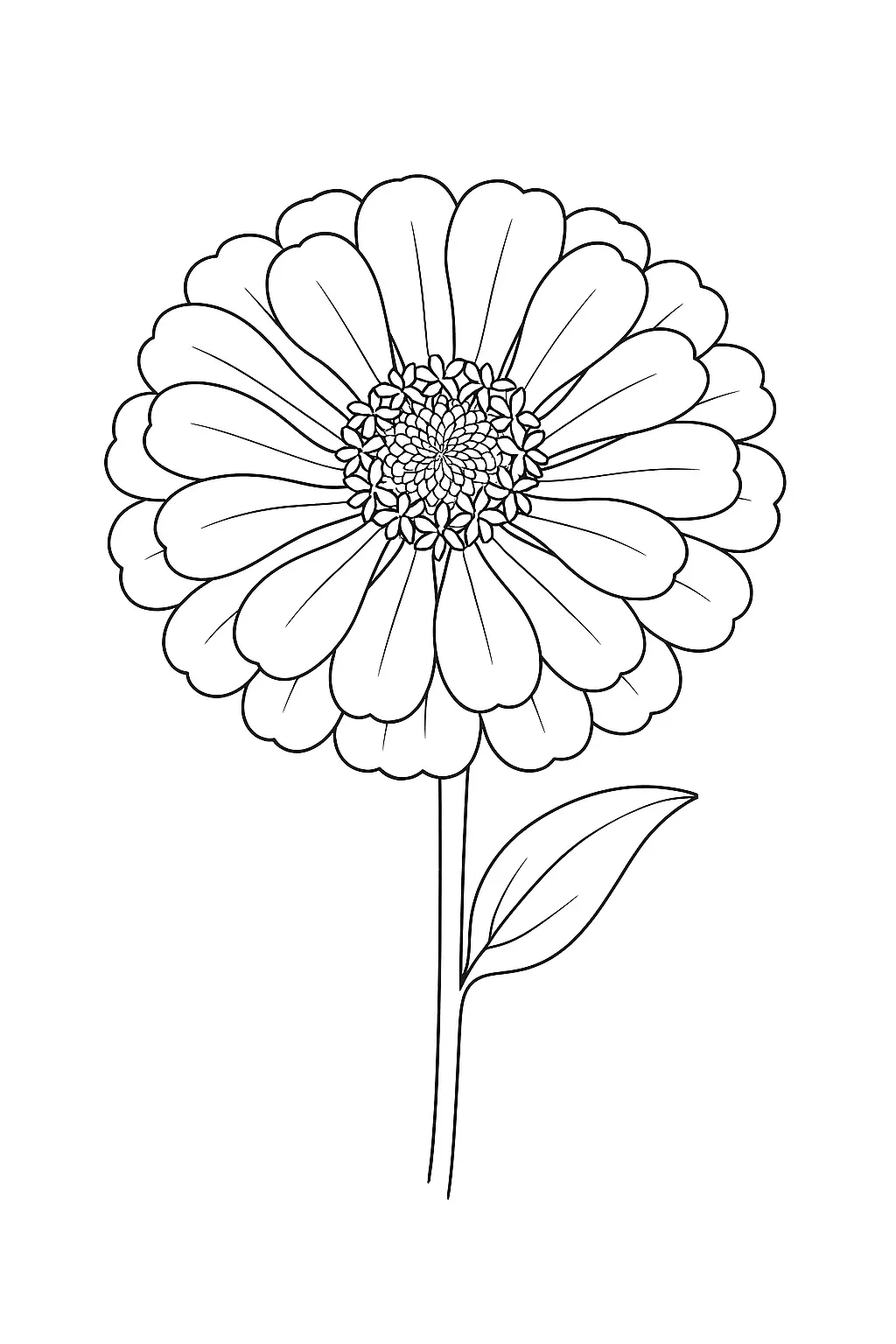 Flowers Coloring Pages – 049