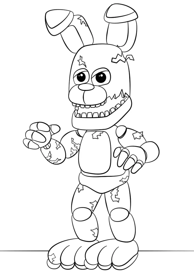 Fnaf Coloring Pages – 006