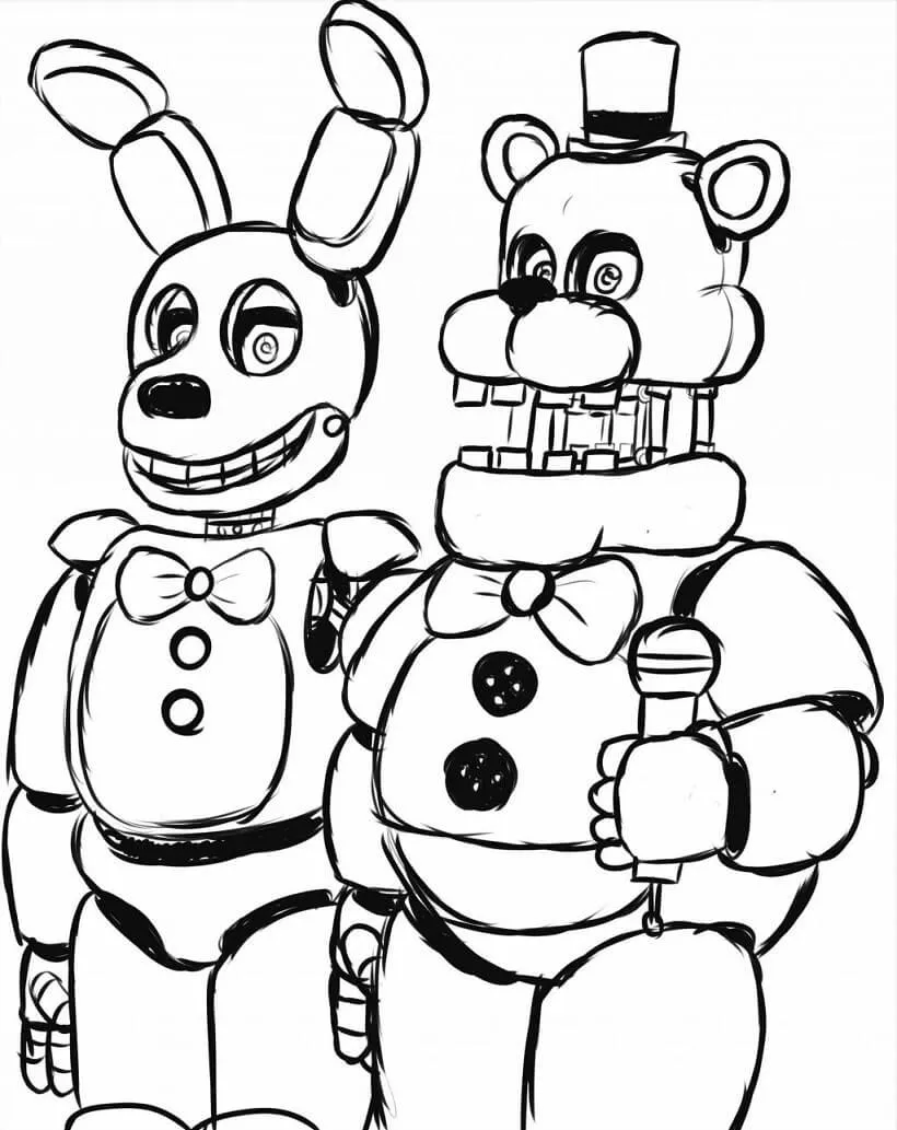 Fnaf Coloring Pages – 013