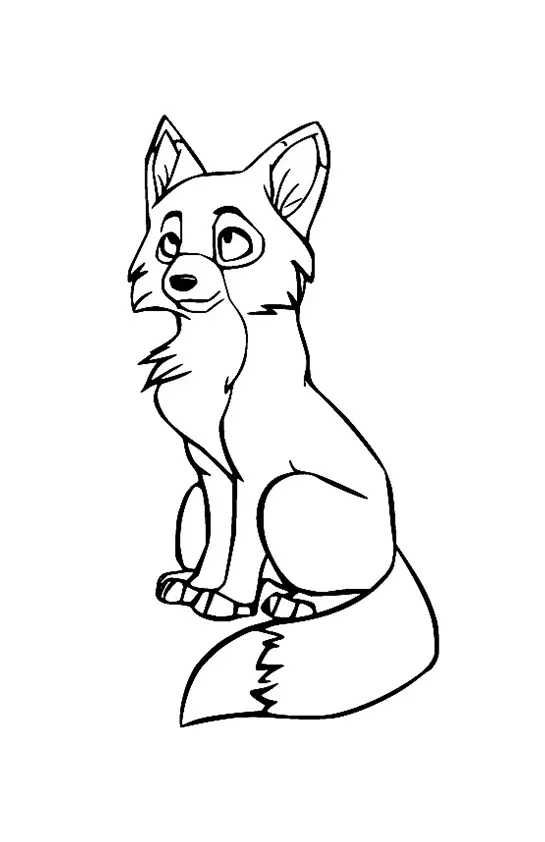 Fox Coloring Pages – 006