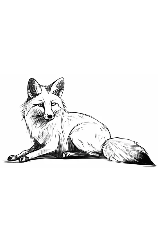Fox Coloring Pages – 012