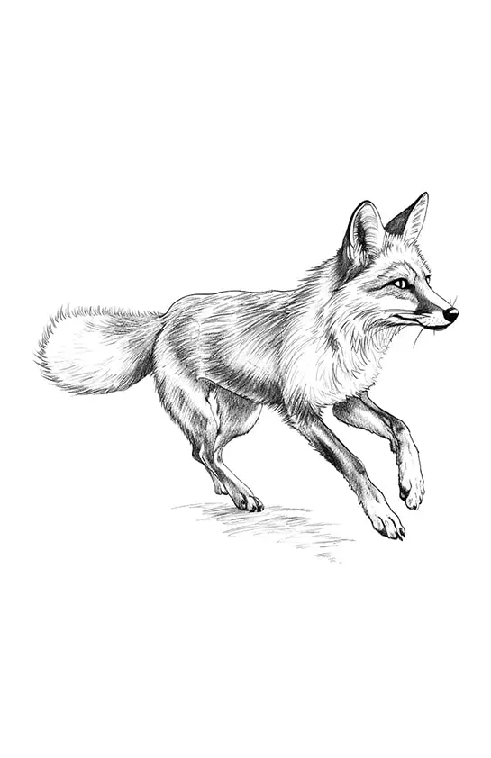 Fox Coloring Pages – 013