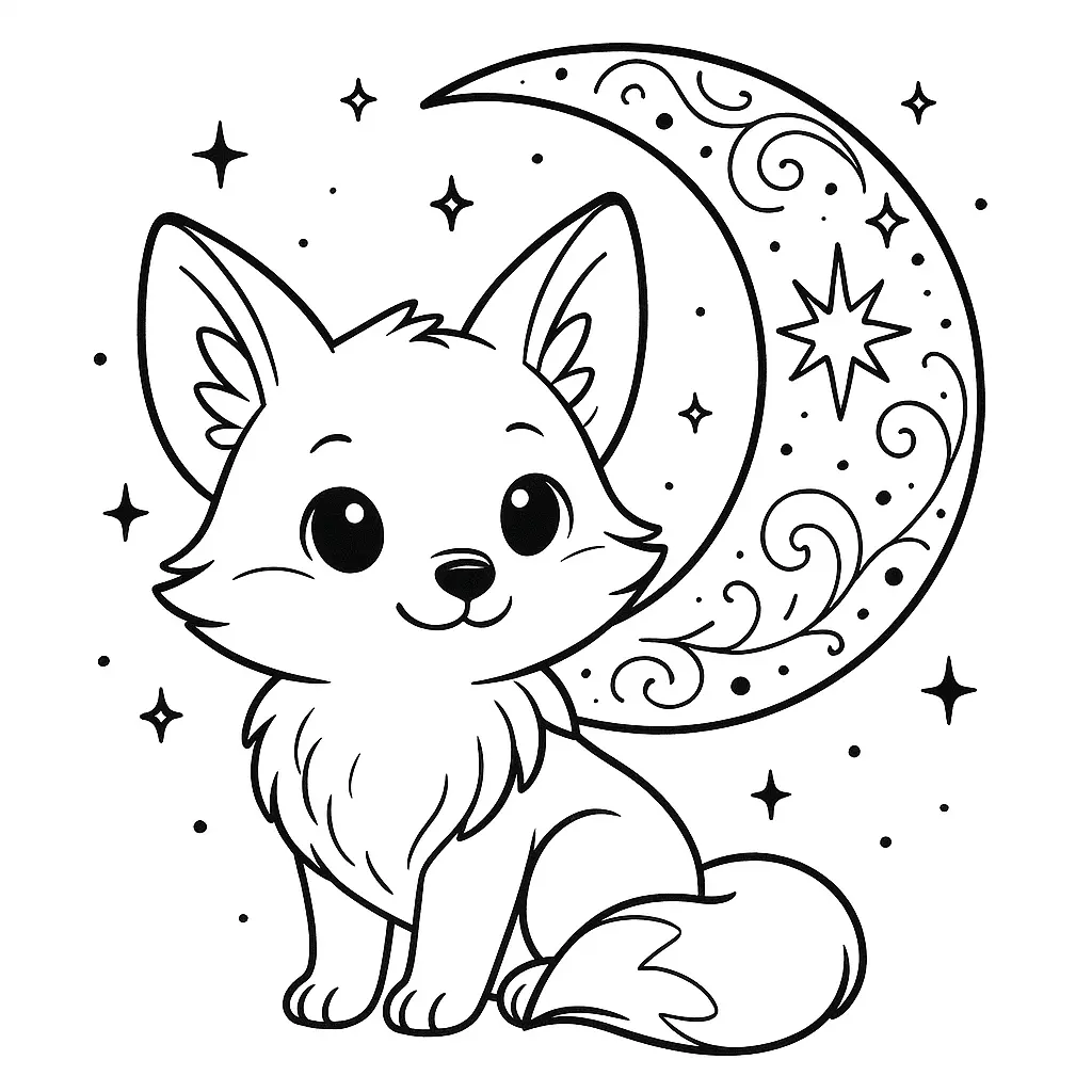Fox Coloring Pages – 025