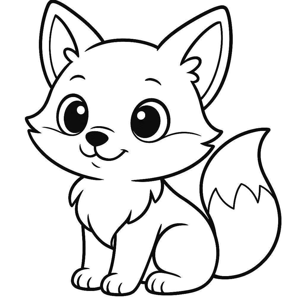 Fox Coloring Pages – 030