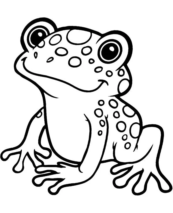 Frog Coloring Pages – 015