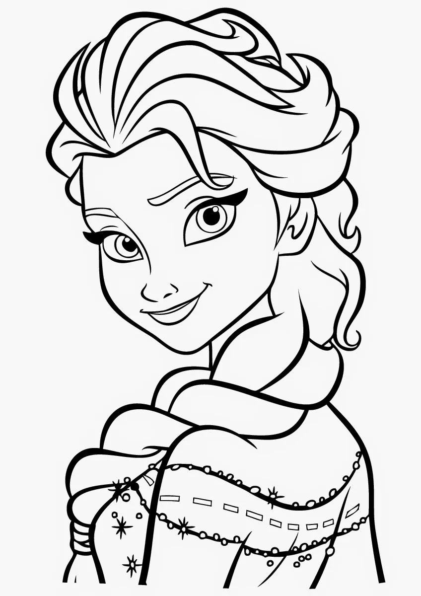 Frozen Coloring Pages – 002