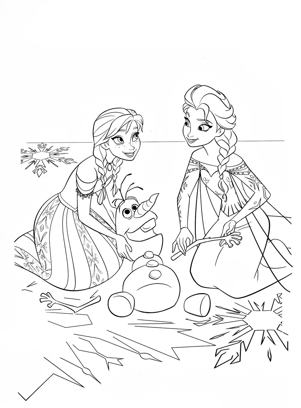 Frozen Coloring Pages – 004