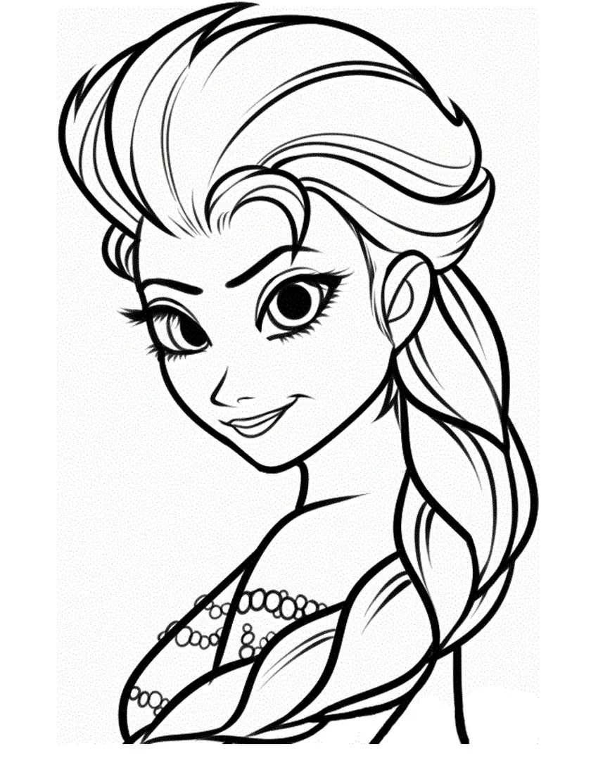 Frozen Coloring Pages – 005