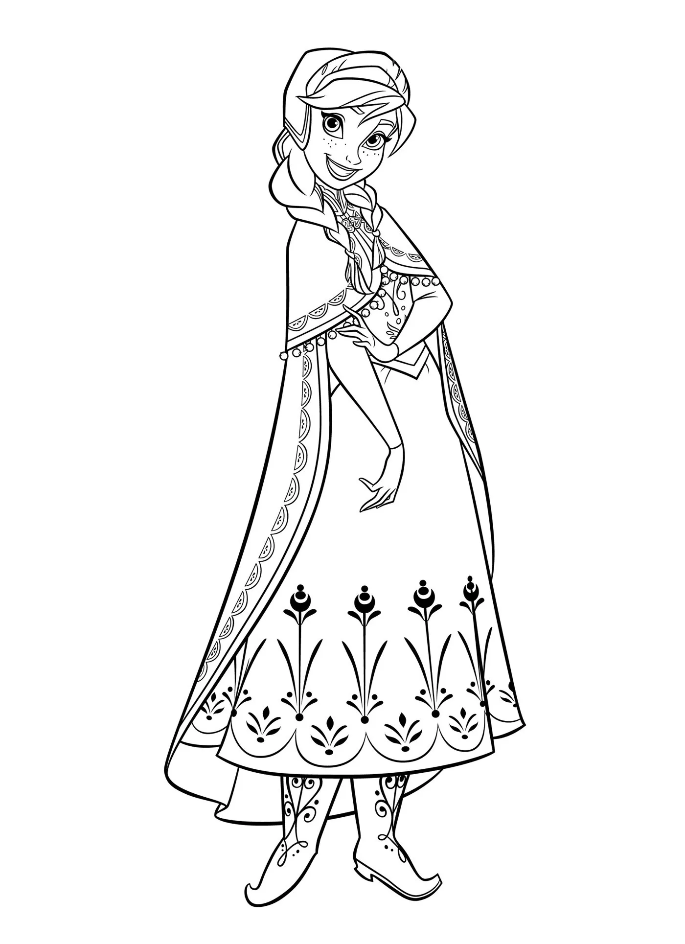 Frozen Coloring Pages – 007