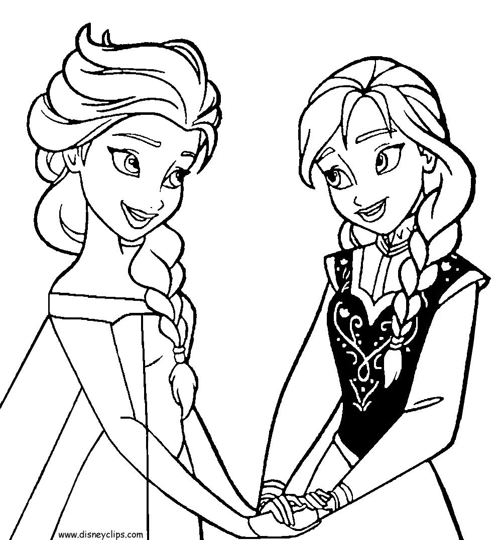 Frozen Coloring Pages – 008