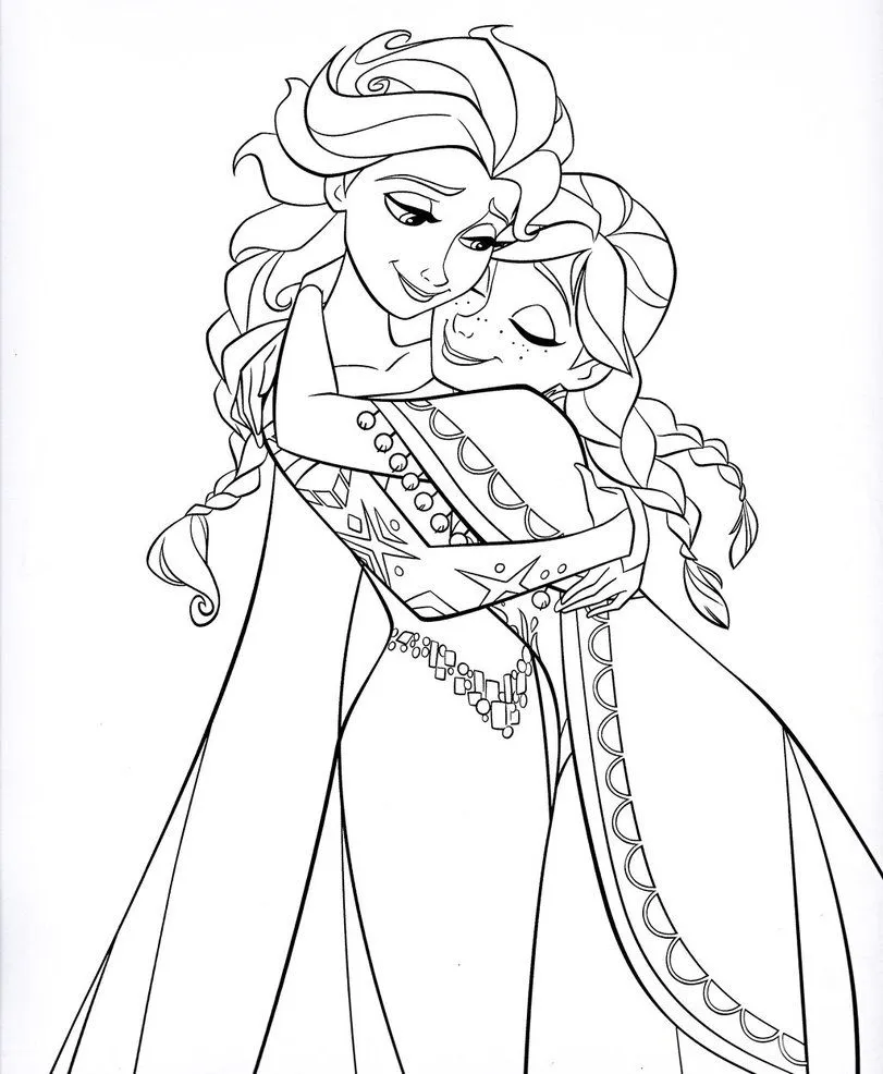 Frozen Coloring Pages – 011