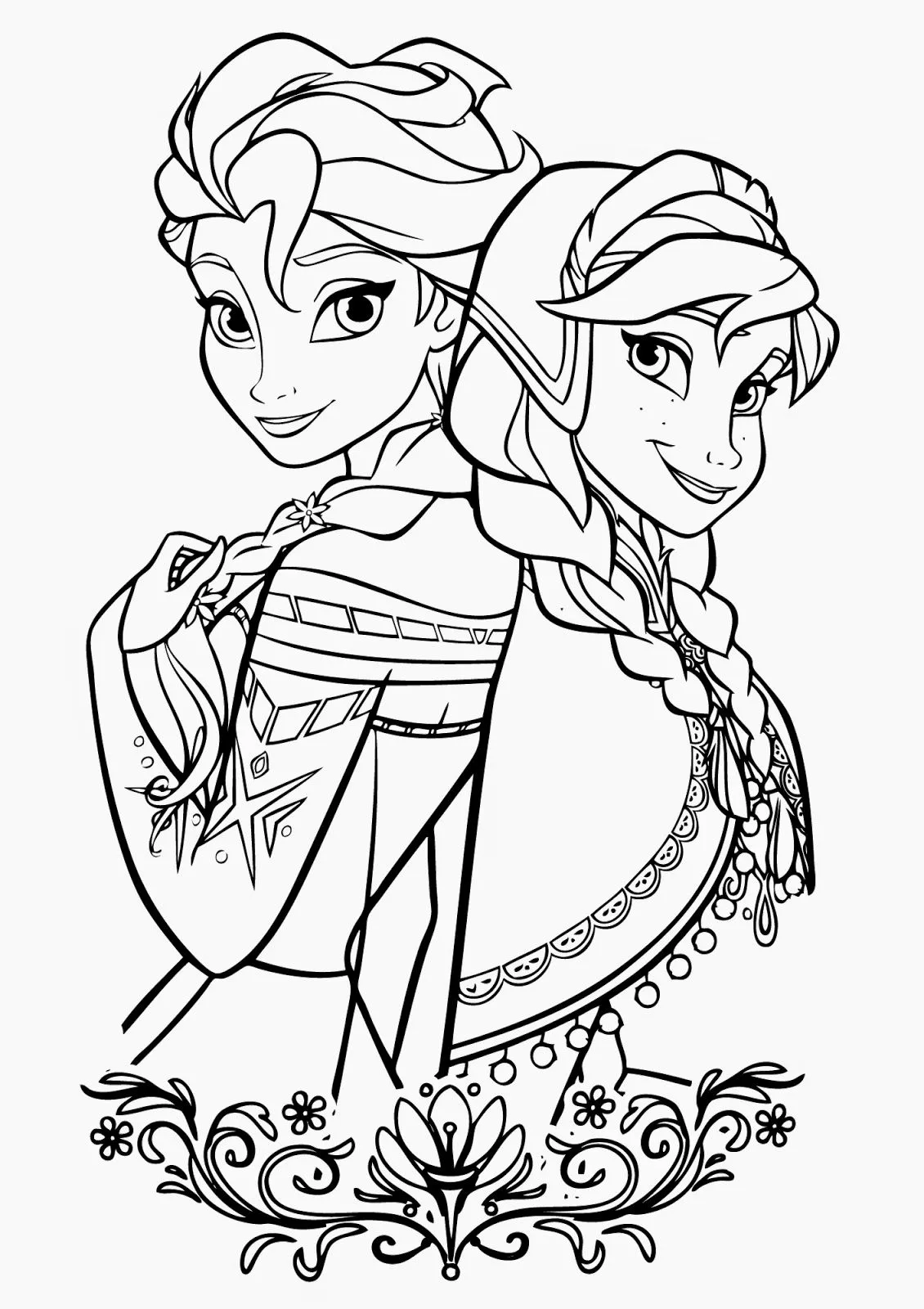 Frozen Coloring Pages – 012