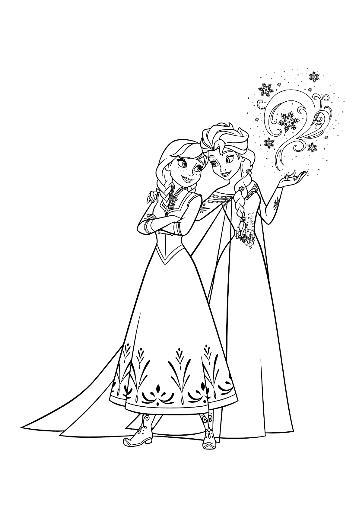 Frozen Coloring Pages – 016
