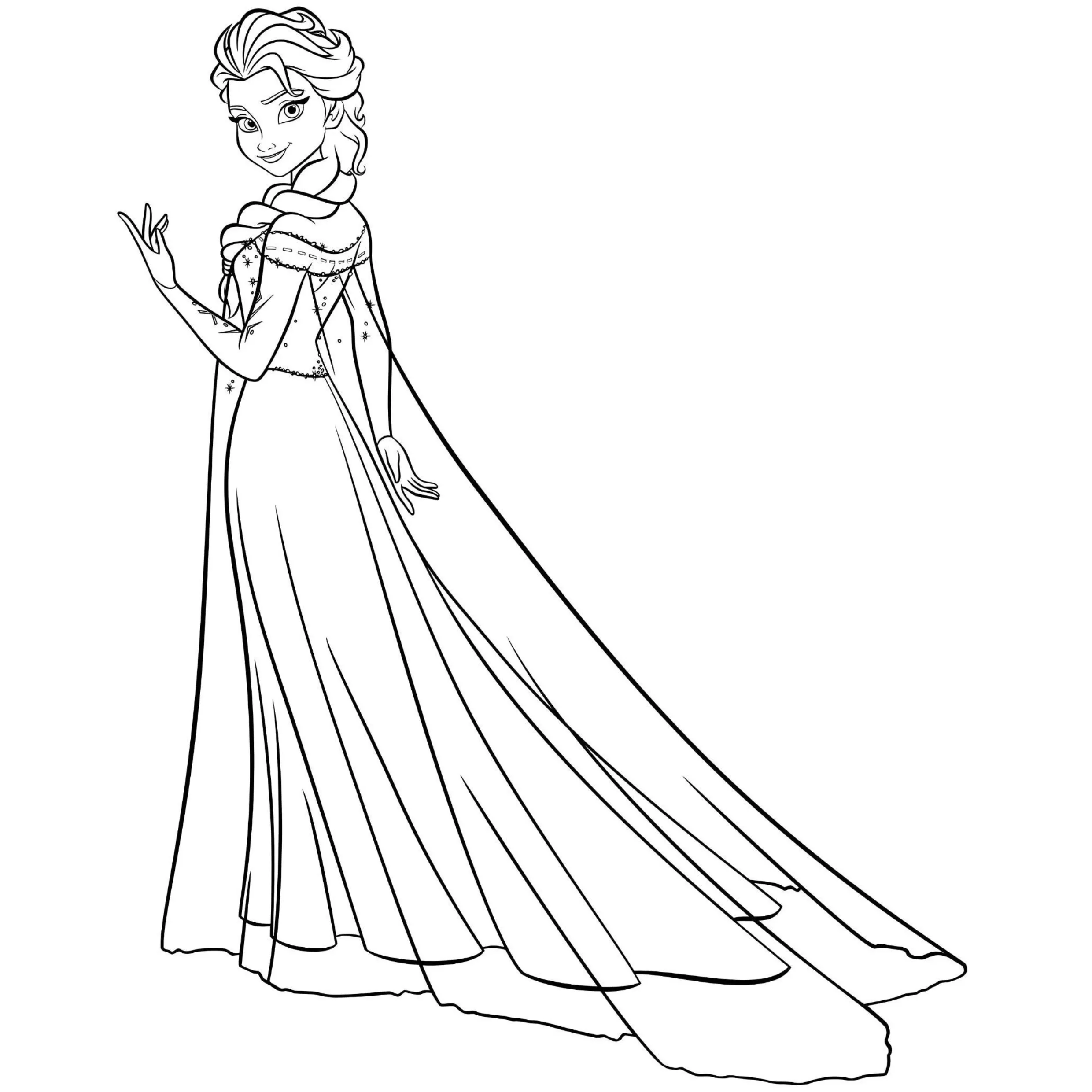 Frozen Coloring Pages – 018