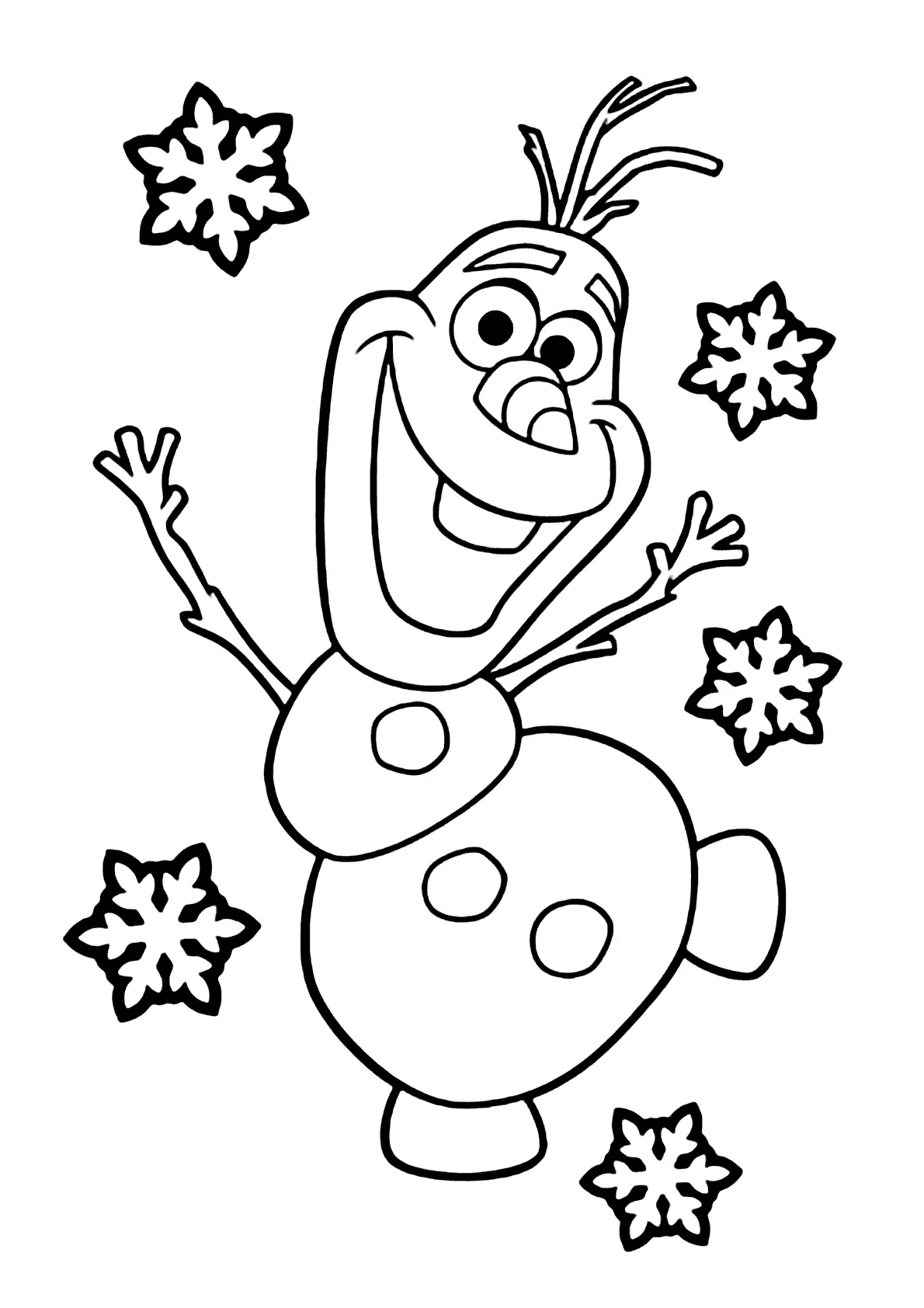 Frozen Coloring Pages – 019