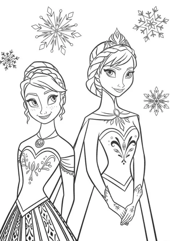 Frozen Coloring Pages – 021