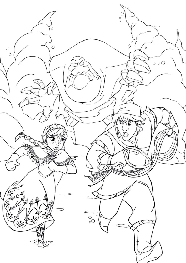 Frozen Coloring Pages – 023
