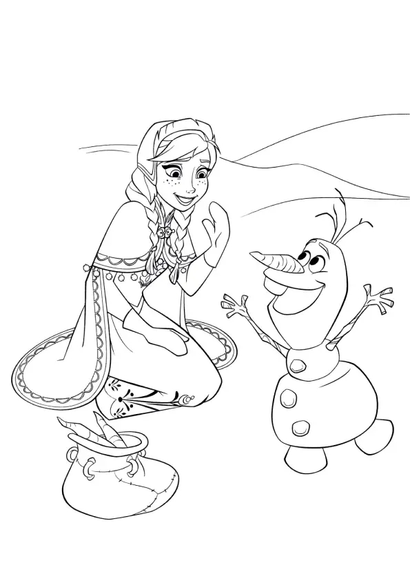 Frozen Coloring Pages – 024