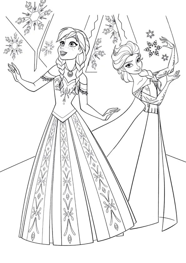 Frozen Coloring Pages – 026