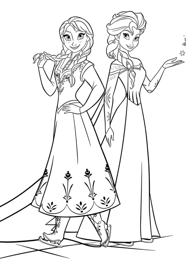 Frozen Coloring Pages – 030