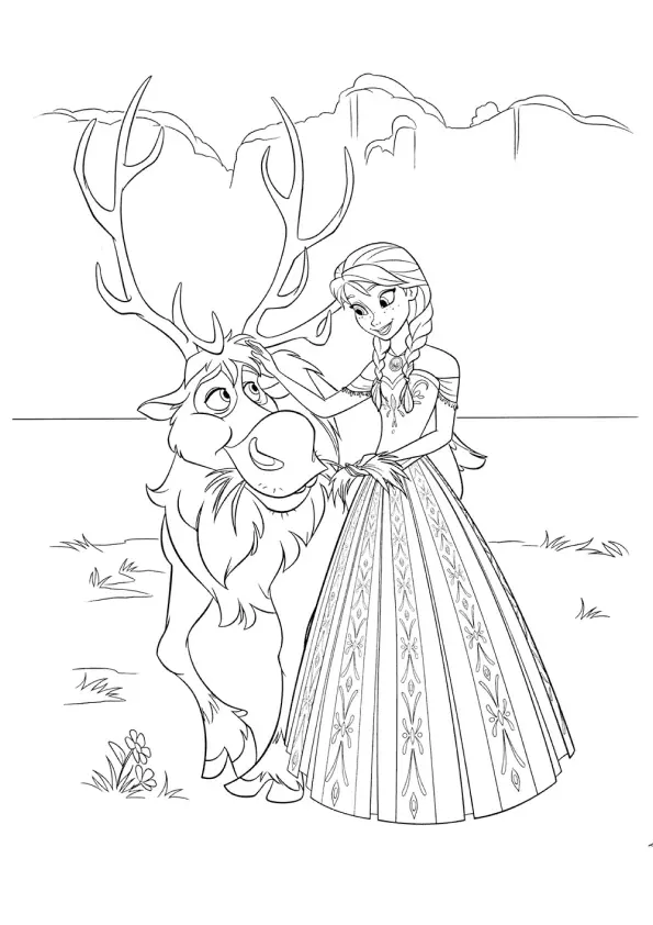 Frozen Coloring Pages – 033