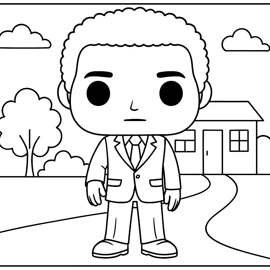 Funko Pop Coloring Pages – 021