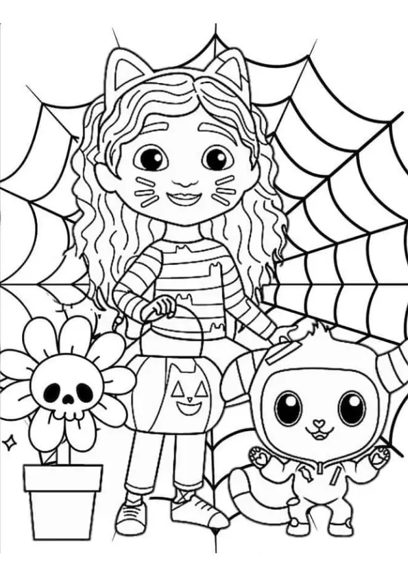 Gabbys Dollhouse Coloring Pages – 007
