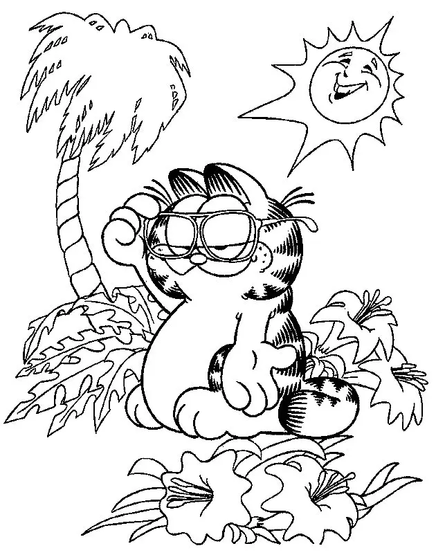 Garfield Coloring Pages – 005