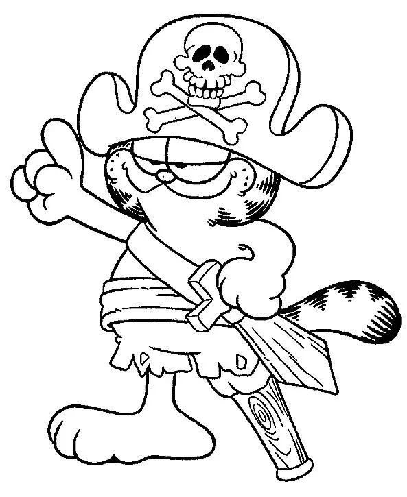 Garfield Coloring Pages – 006