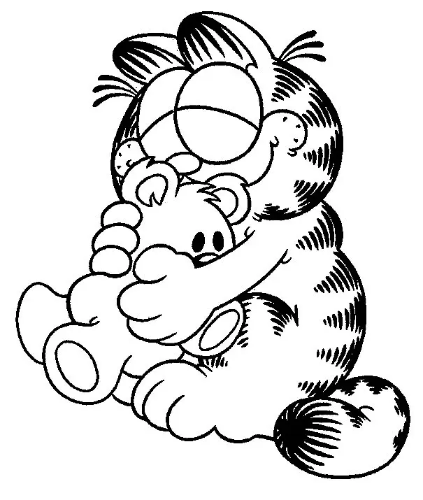 Garfield Coloring Pages – 008