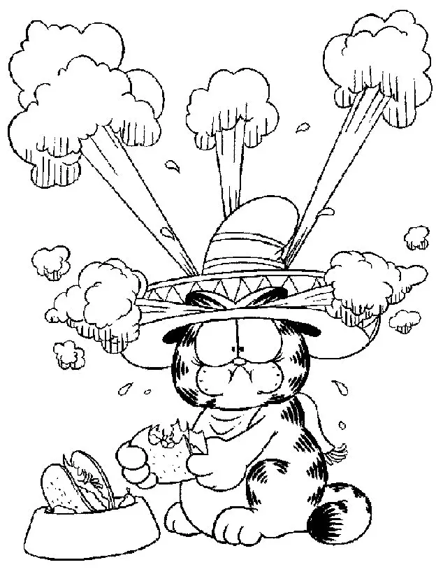 Garfield Coloring Pages – 014