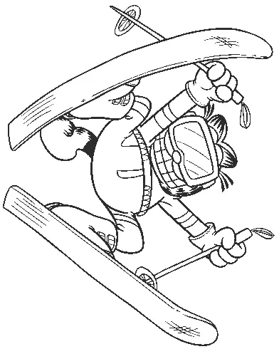 Garfield Coloring Pages – 018