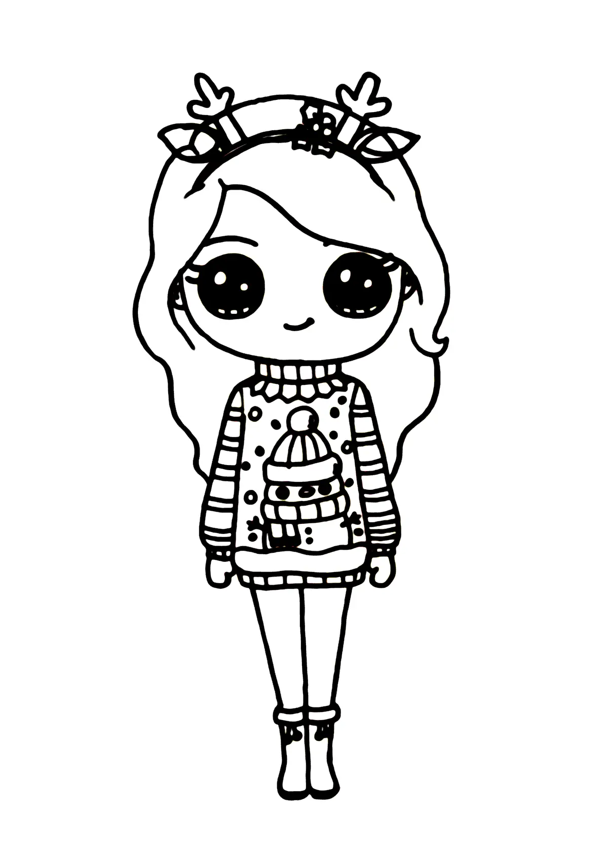 Girls Coloring Pages – 006