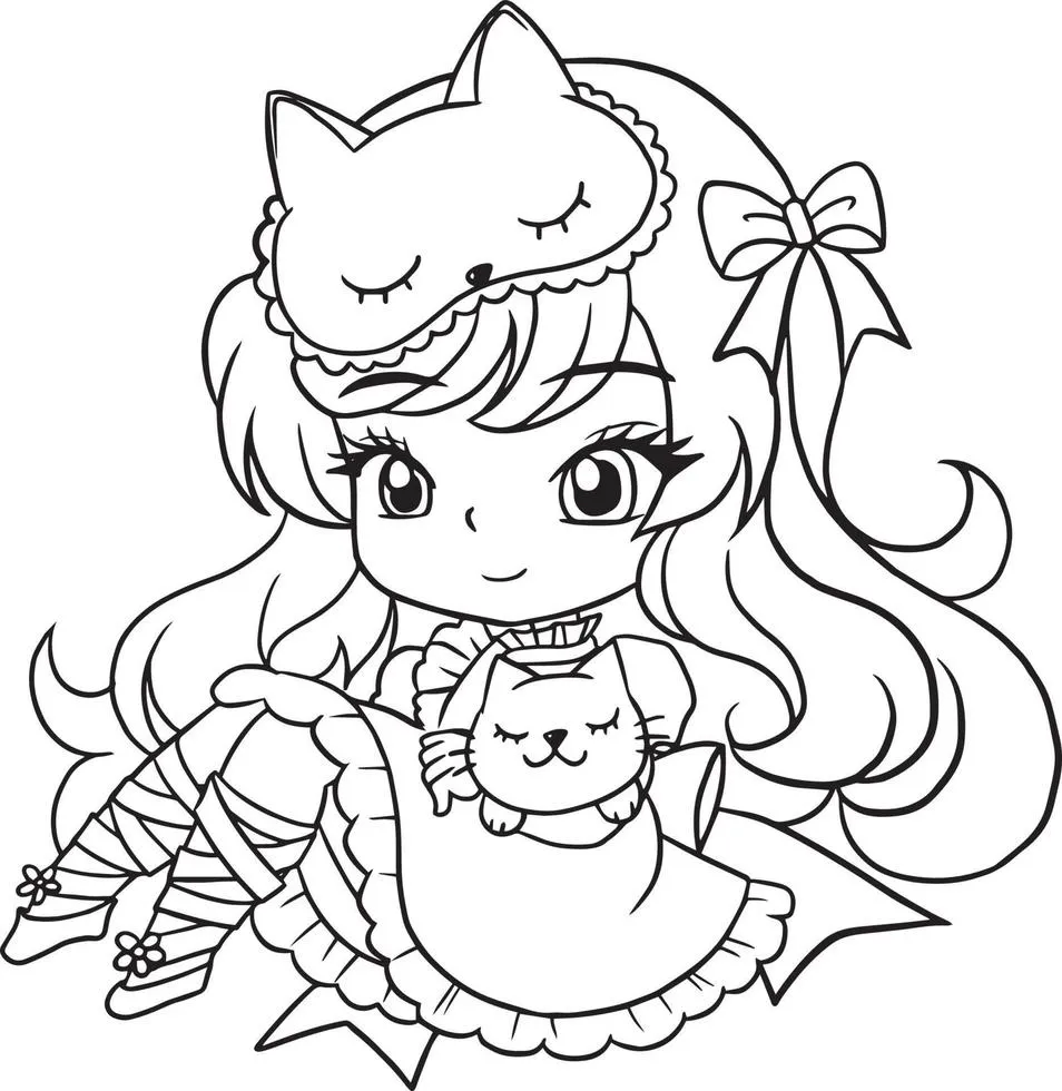 Girls Coloring Pages – 007