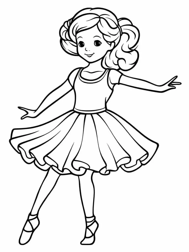 Girls Coloring Pages – 011