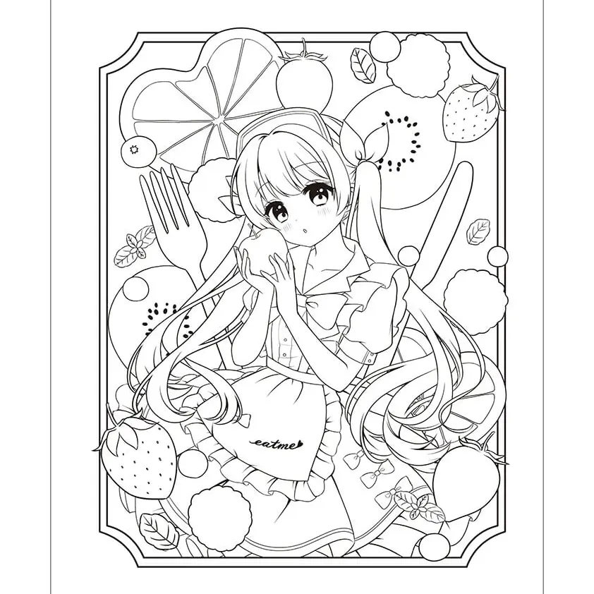 Girls Coloring Pages – 019